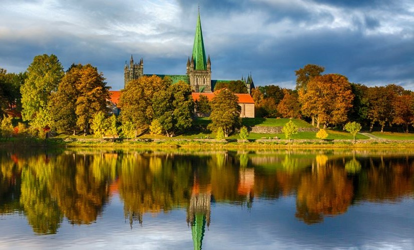 Autumn In Trondheim, Norway