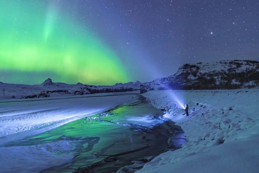 Northern lights in Iceland