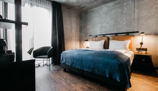 Bedroom at Exeter Hotel in Iceland Reykjavik