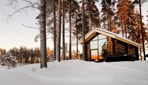 Winter at Arctic Retreat in Swedish Lapland