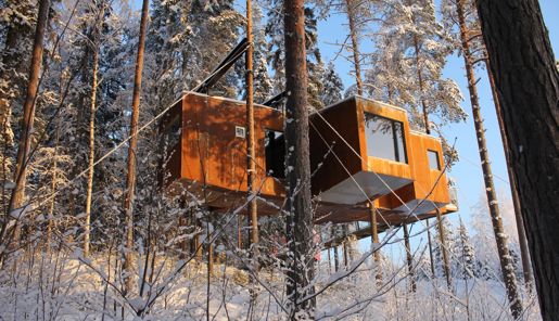The Dragonfly at the world-famous Treehotel in Harrads, Sweden