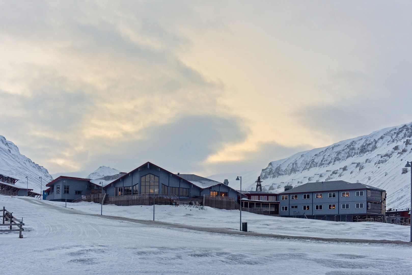 Exterior of Radisson Blu Polar in Svalbard