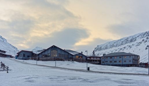 Exterior of Radisson Blu Polar in Svalbard