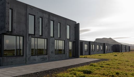 Exterior of UMI in Iceland