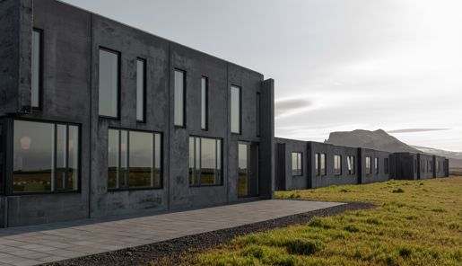 Exterior of UMI in Iceland