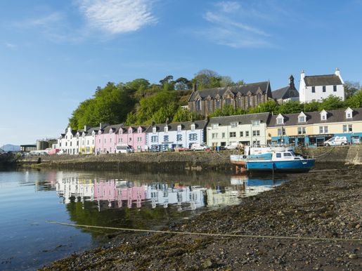 A View Of Portree Harbour, The Capital Town On The Isle Of Skyevisitscotland Kenny Lam
