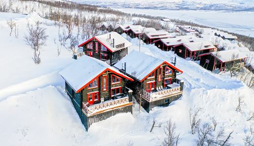 Luxury lodges near Abisko in Swedish Lapland