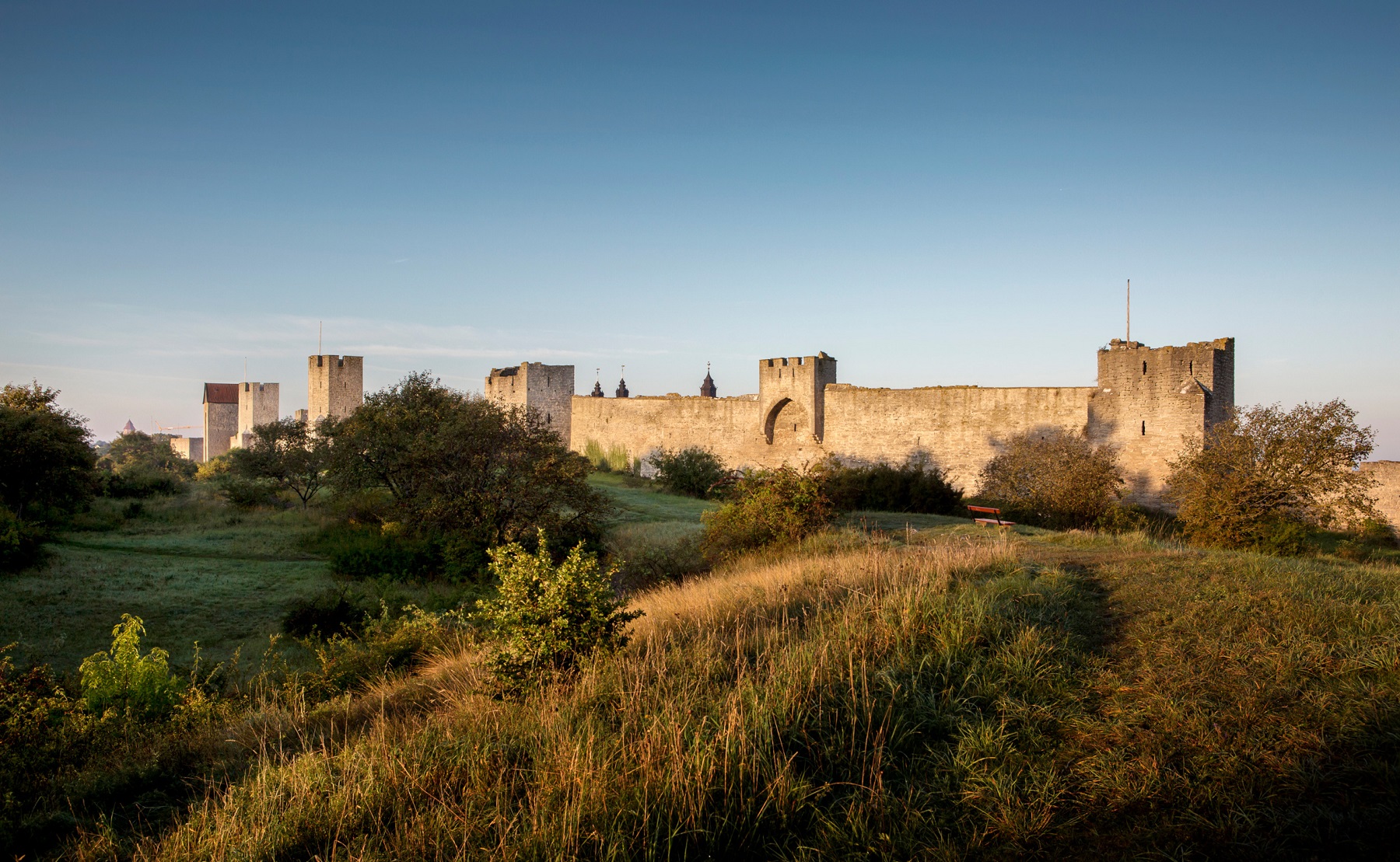 Visby city walls in Gotland & East Sweden