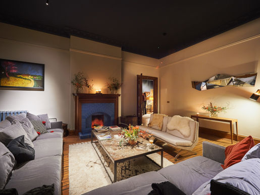 The Sitting Room In The Evening Time