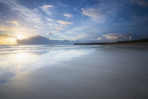 Tolsta Beach on the Isle of Lewis in the Inner Hebrides, Scotland