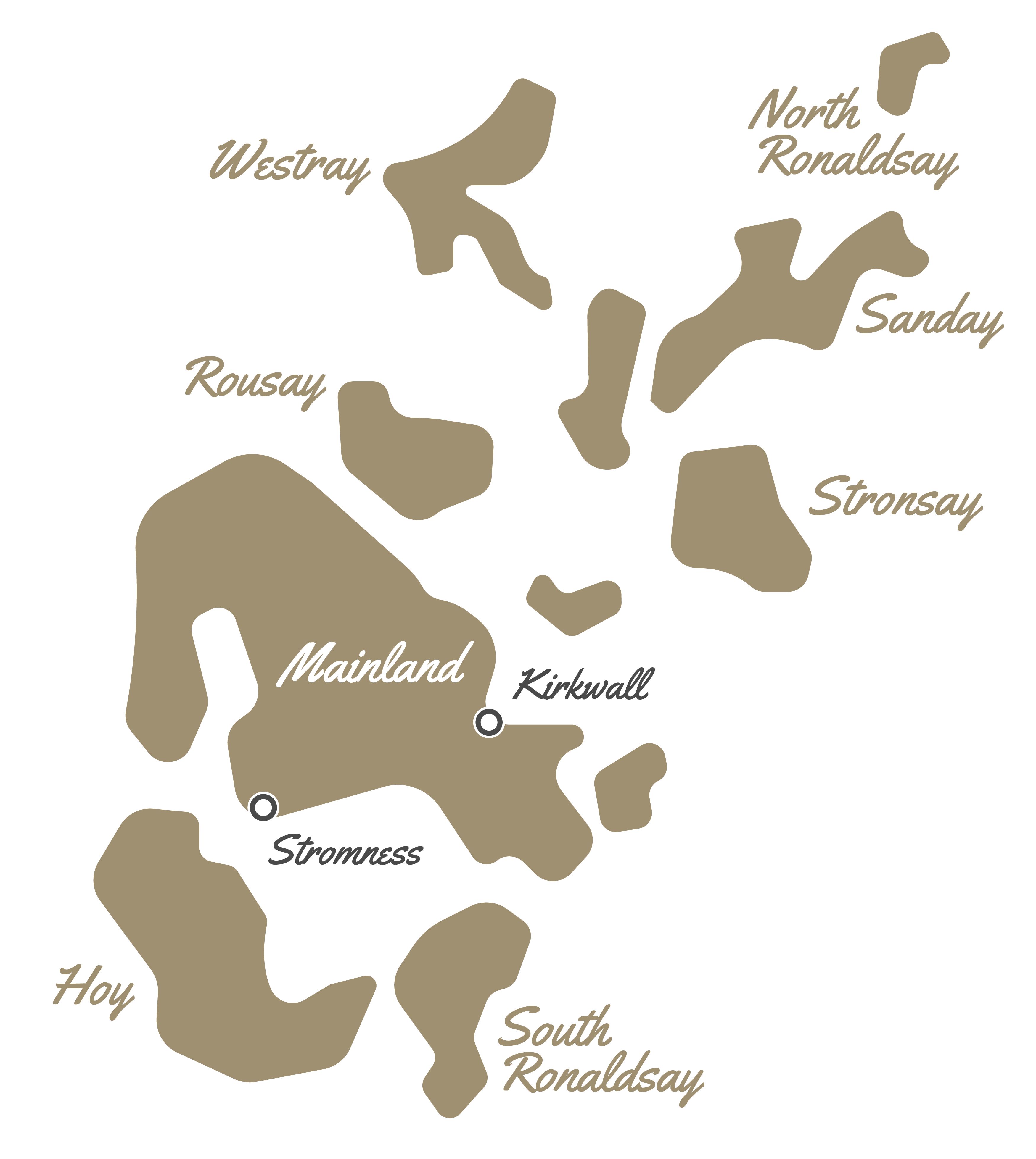 Orkney Map