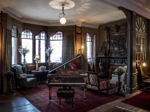 The Fife Arms, Braemar Reception With Mark Bradford And Robert Glasper Piano 'Apollo Still Shining', Photo Credit Sim Canetty Clarke