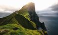 Kallur lighthouse on the island of Kalsoy in the Faroe Islands