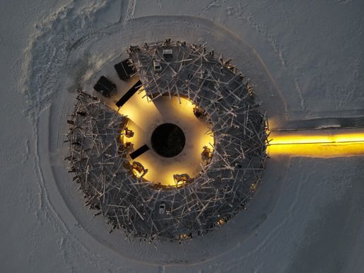 Arctic Bath Birds Eye