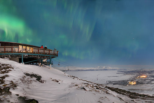 The Aurora Sky Station in Abisko National Park near Reykjavik in Sweden