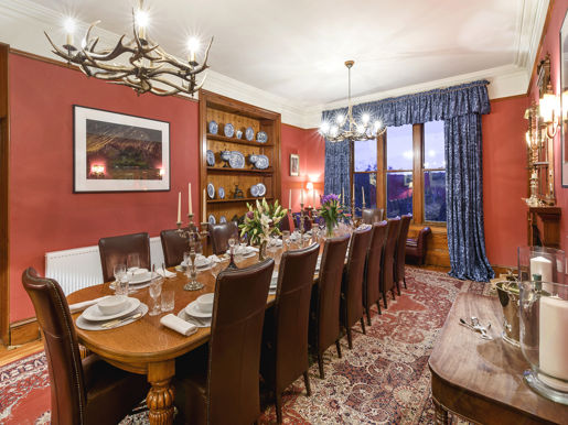 Alladale Lodge Dining Room