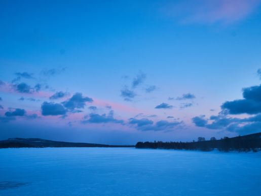 2018 03 19 Rosa Himmel Moln Torneälve Vid Bron 2