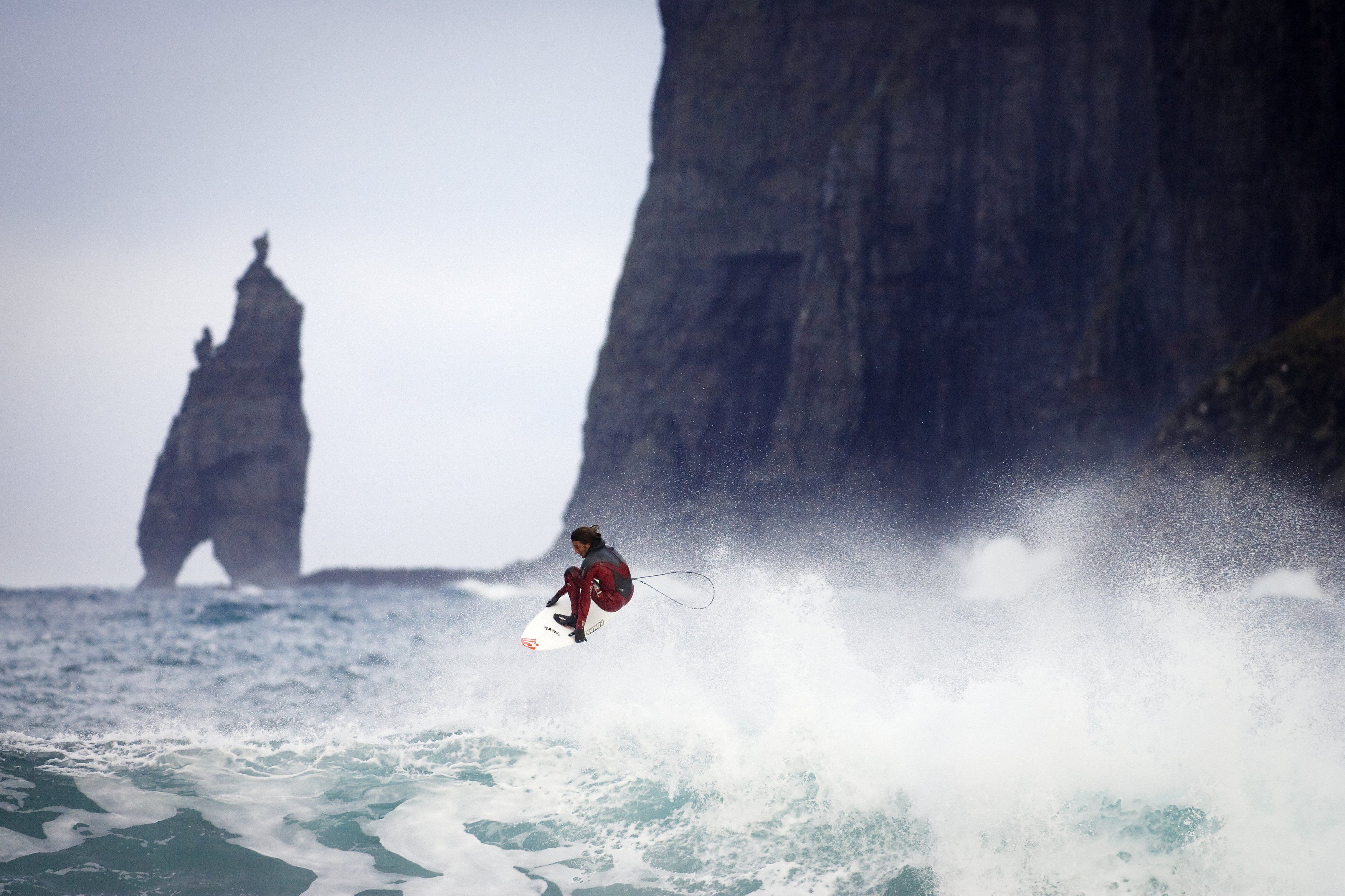 Surfing in the Faroe Islands