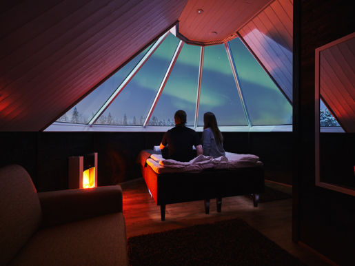 Apukka Aurora Cabins Northern Lights