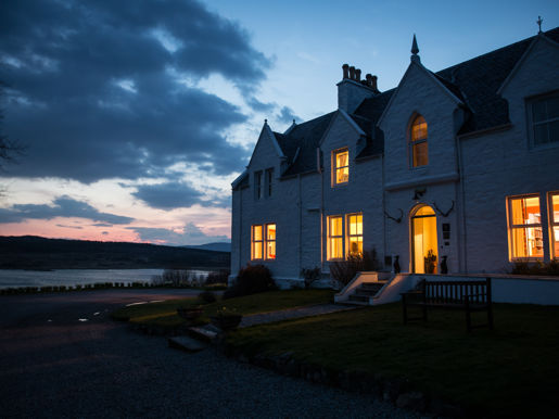 Kinloch Lodge North Lodge Nightime Jan 2021