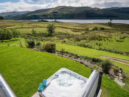 Stucktaymore Hot Tub And View