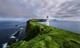 The Kallur Lighthouse in the Faroe Islands